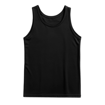 Black tank top